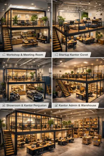 Mezzanine Ruang Kantor di Pulo Gadung